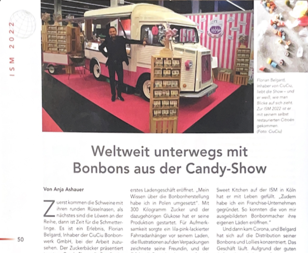 Weltweit unterwegs mit Bonbons aus der CandyShow CiuCiu Bonbonwerk GmbH